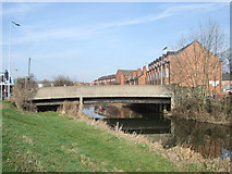 SK9670 : Bridge over River Witham, Lincoln by JThomas
