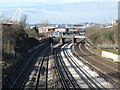 Railway tracks west of Dudden Hill Lane, NW10