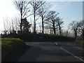 Road junction at Silcombe Cross