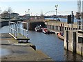 NZ4618 : Navigation Channel at the Tees Barrage by Oliver Dixon