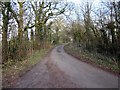 Chapel Lane near Calveley Hall