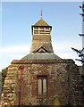 SJ4360 : The tower and belfry of St Mary's Church, Bruera by Jeff Buck