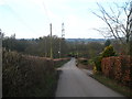 The lane at Hukely Cross