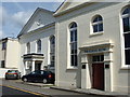 Abergavenny Congregational Church (left) and School Room, on Castle Street