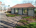 Restored tea house, Belle Vue Park, Newport