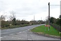 The B8 (Newry Road) southwest of the Crossan Road junction