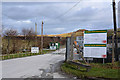 Entrance to Potter Waste Management landfill site