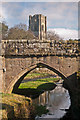 SE2768 : Bridge over River Skell, Fountains Abbey by Ian Capper