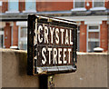 Crystal Street sign, Belfast