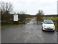 Entrance to Ryton Woods Landfill Site