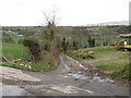 Farm access lane off Crohill Road