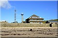 HY4408 : Scapa Beach Harbour Buildings by Peter Amsden