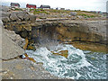 SY6868 : Portland Bill - Wind And Water by Chris Talbot