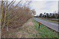 Looking along the A513 towards Upfields