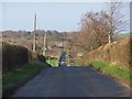 Long straight road towards Danebury