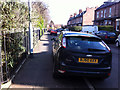 Pavement parking on Sandy Lane, Chorlton