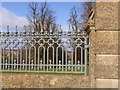 Ornate wall and fencing