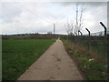 Roadway to the sewage works