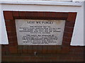 Weymouth - Plaque