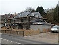 Major exterior work on The Black Prince, Ynysddu