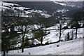 SE0025 : Fields and winter trees in Cragg Vale by Phil Champion