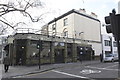 The Castle pub and #1 Clarendon Road