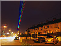J4974 : 'Global Rainbow' over Newtownards by Rossographer