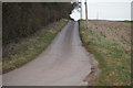 SU5052 : Access road to Willesley Warren Farm by Mr Ignavy