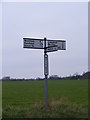 Roadsign on Brook Road at North Cove