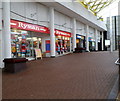 Three Monmouth Walk shops, Cwmbran Shopping Centre