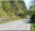 Bend and 30mph speed limit ahead, Cwmavon Road north of Cwmavon