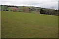 Farmland below Mynydd Ferddin