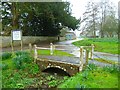 Little bridge on Stoughton green