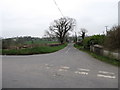 Loughorne Road at its junction with Carnacally Road