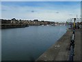 SJ3488 : Brunswick dock, Liverpool by Steve  Fareham