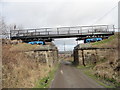 NZ1852 : Bridge on the Railway Path at Oxhill by Robert Graham
