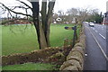 Public footpath leaving Preston New Road