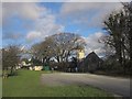 Car park and church, Yelverton