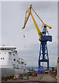 J3676 : Shipyard crane, Belfast by Rossographer