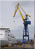 J3676 : Shipyard crane, Belfast by Rossographer