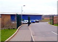 Western entrance to Newport High School, Bettws