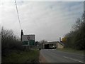 The A46 trunk road ahead near Ratcliffe on the Wreake