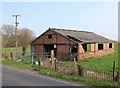 Dilapidated farm building