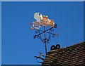 Weather vane at "The Murrell Arms" public house in Barnham (1)