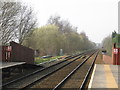 Toward Wigan from Hag Fold station