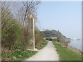 Trans Pennine Trail heading east along the Mersey