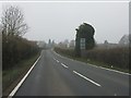 Misty morning on the A4117