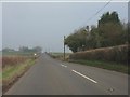 B4363 approaching Deuxhill village hall