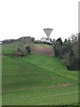 The Rathfriland Water Tower from the Ballyroney Road