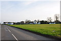 TL6355 : Across the Green at Burrough Green, Cambridgeshire by Mick Malpass